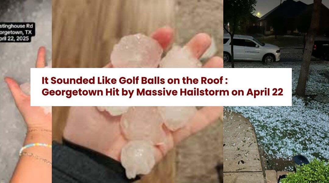 It Sounded Like Golf Balls on the Roof