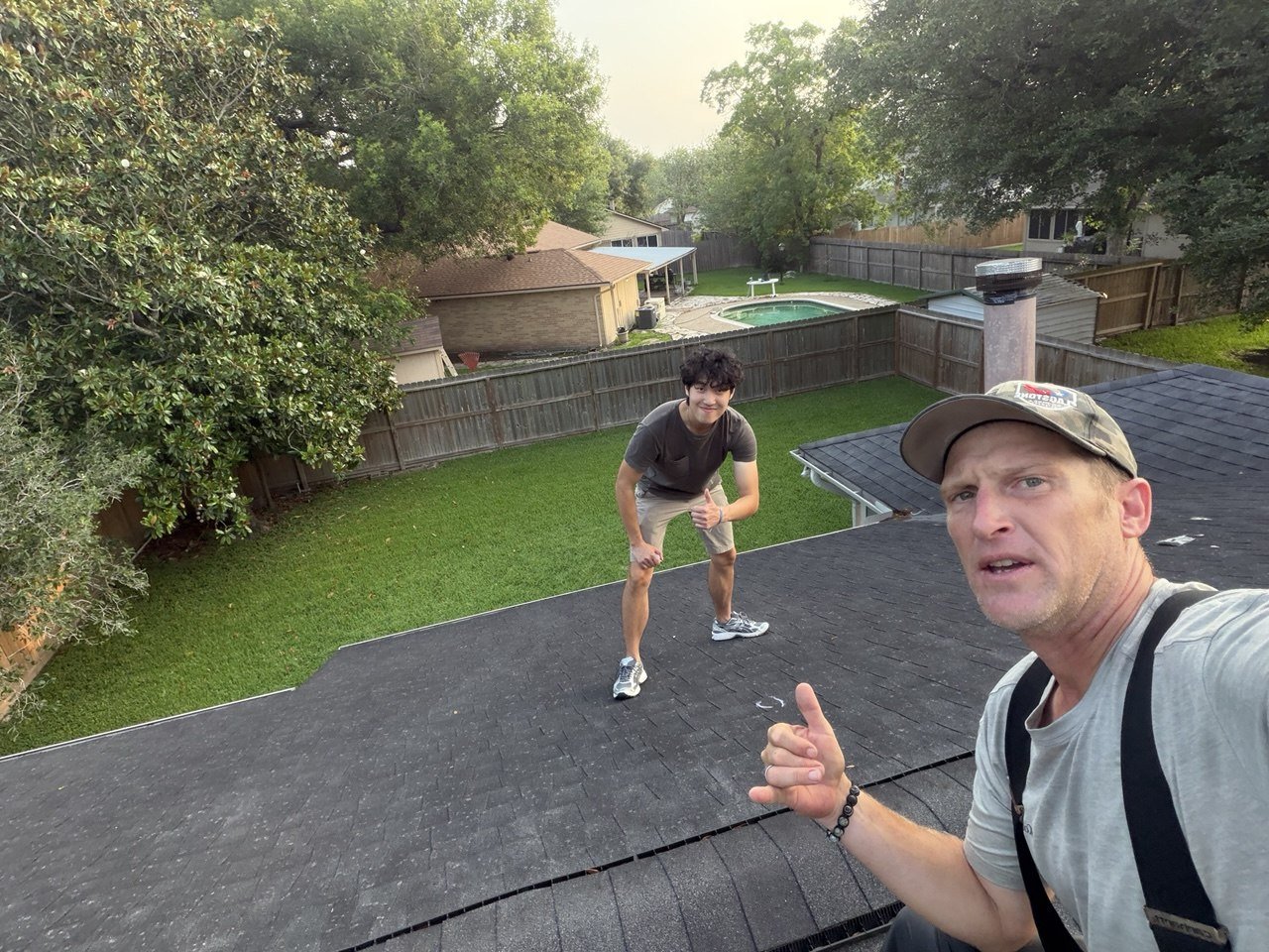 TPO membrane roofing on a Texas commercial property