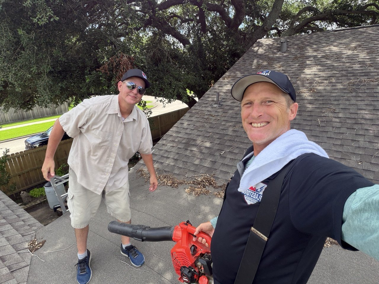 Flagstone Roofing sales team in training