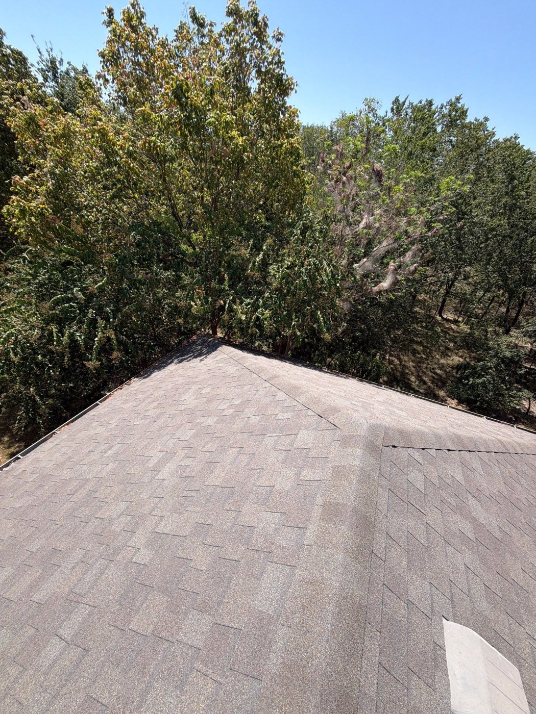Roofing materials under warranty