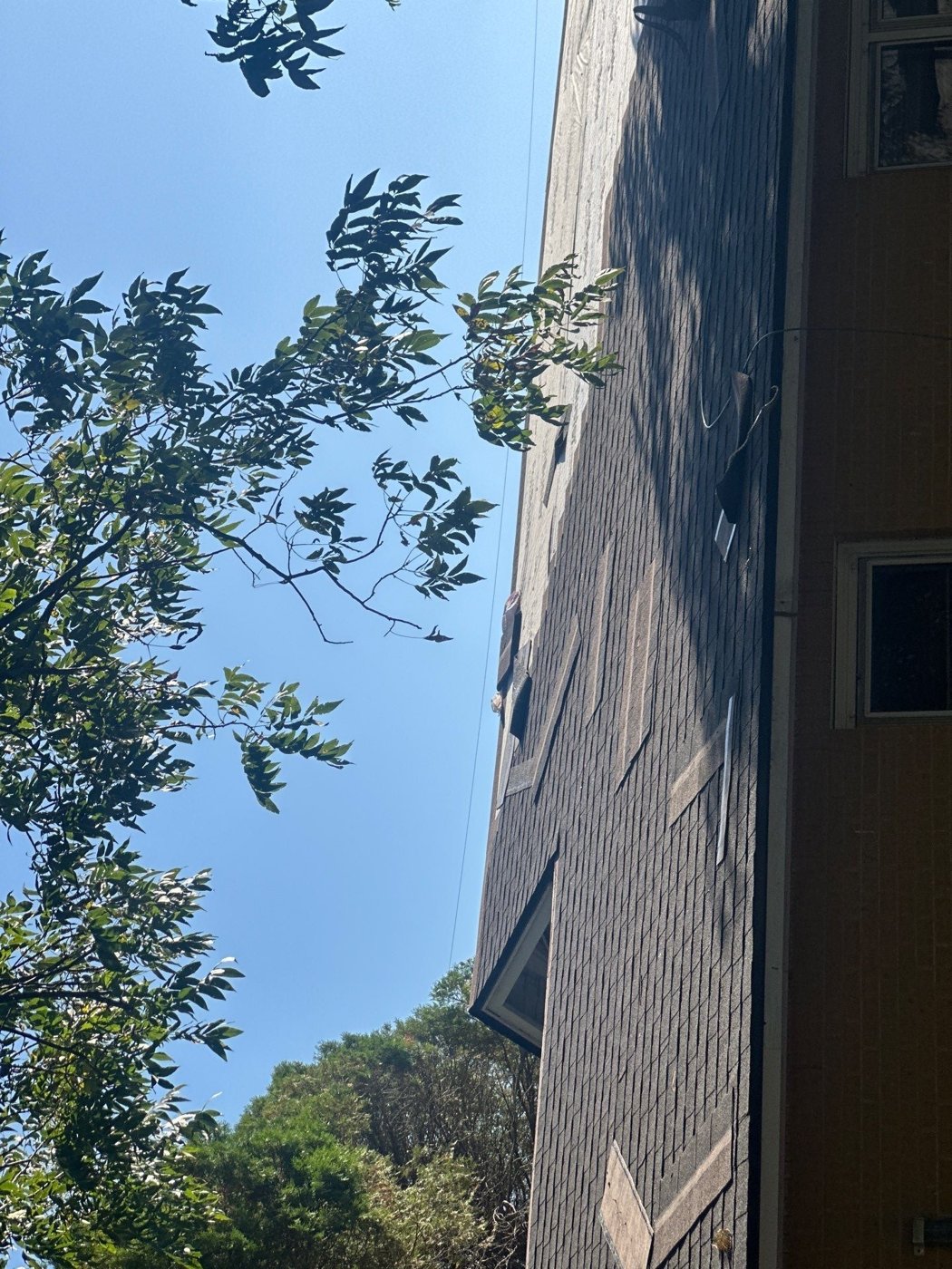 Diagram of roof replacement process